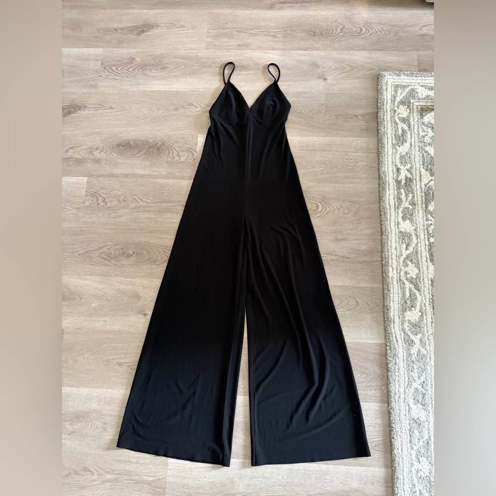 Norma Kamali Sleek Black Jumpsuit